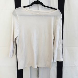 Talbots ballet neck tee